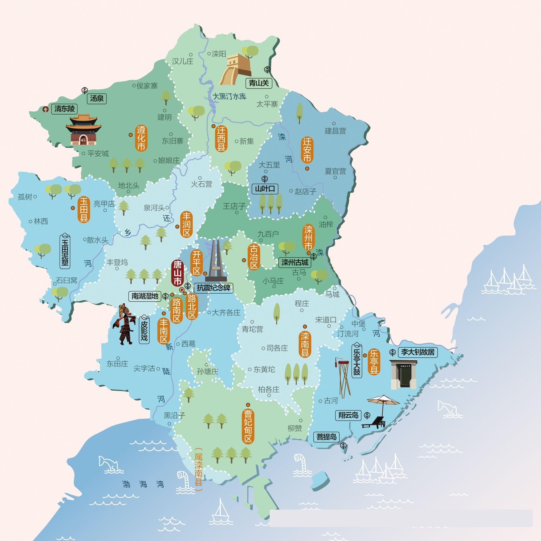 唐山人文地图