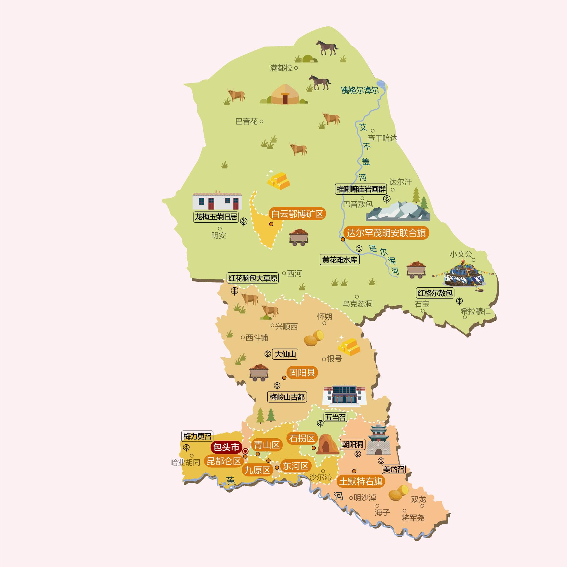 包头人文地图