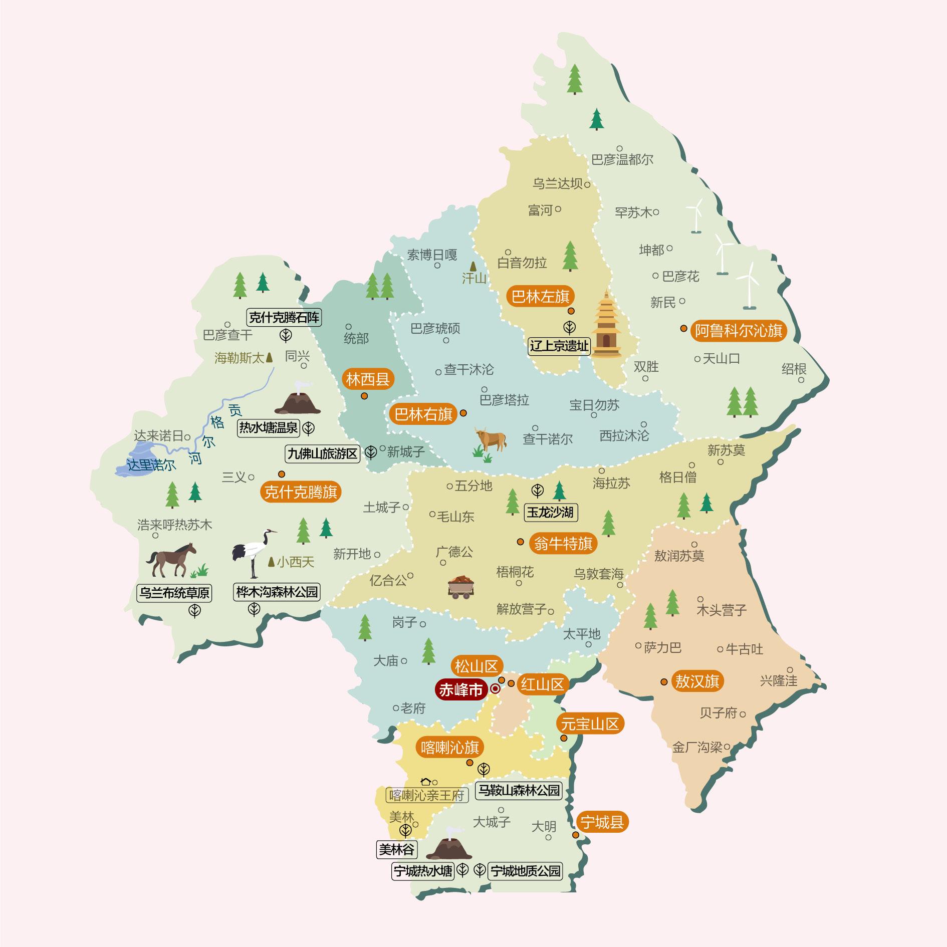 赤峰人文地图