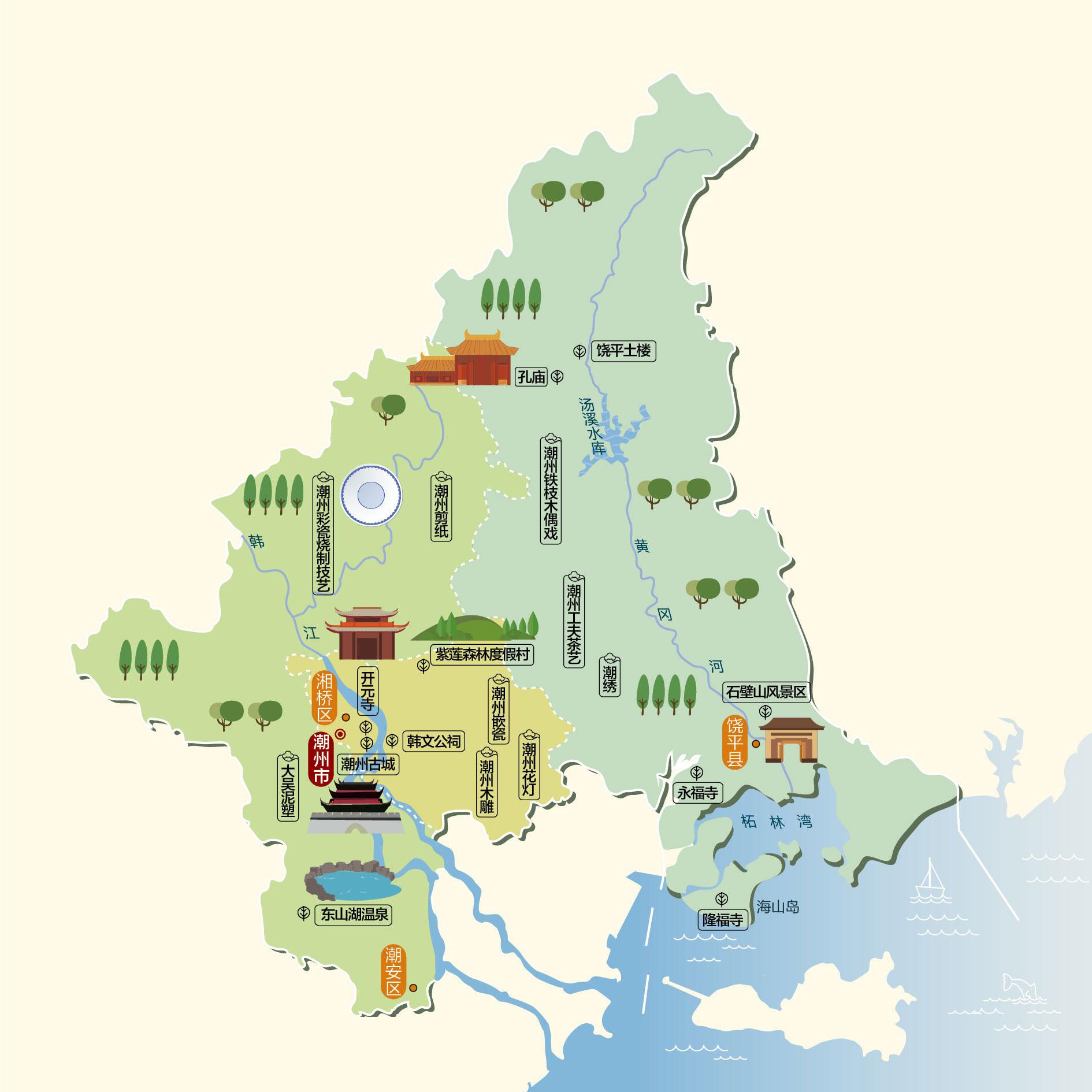 潮州人文地图
