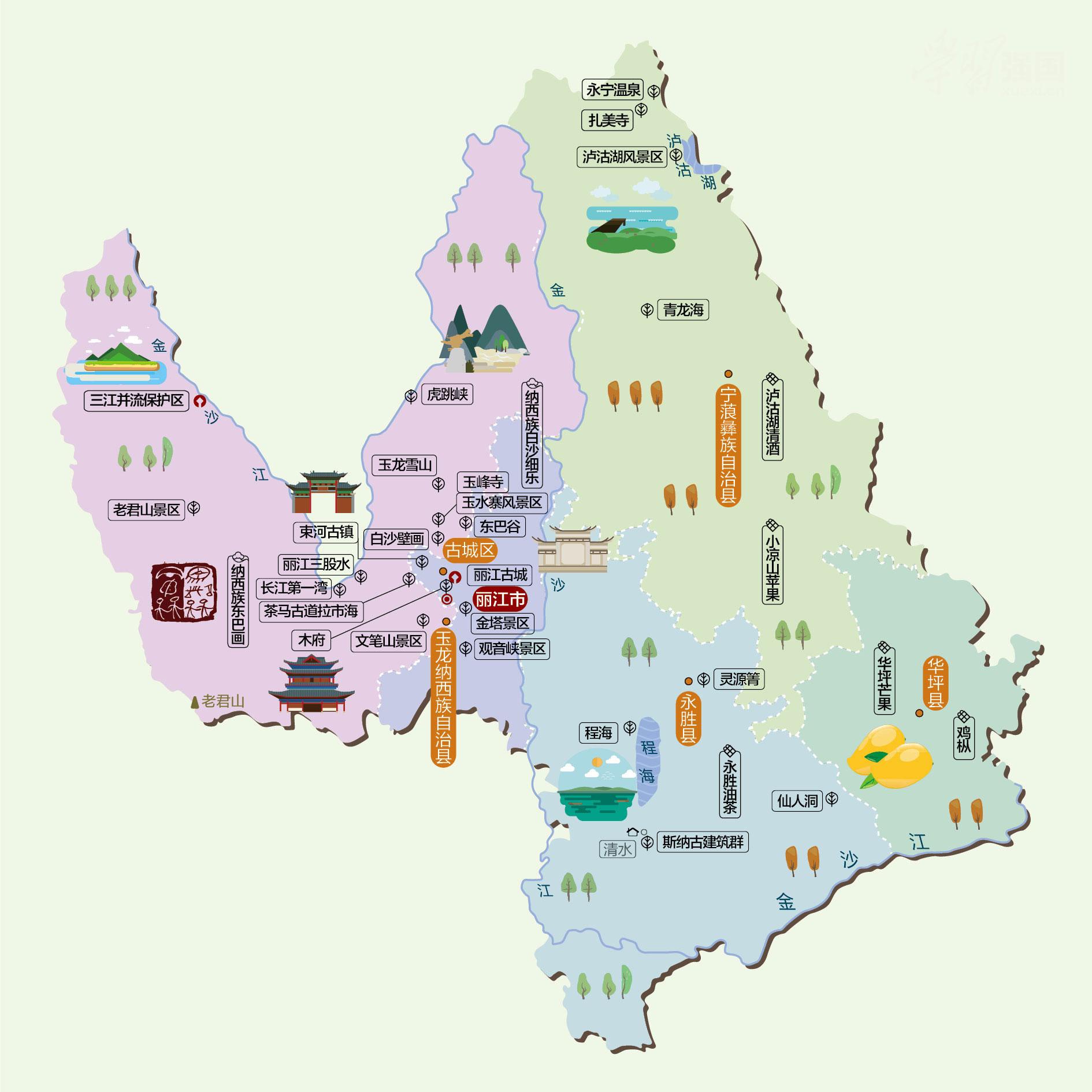 丽江人文地图