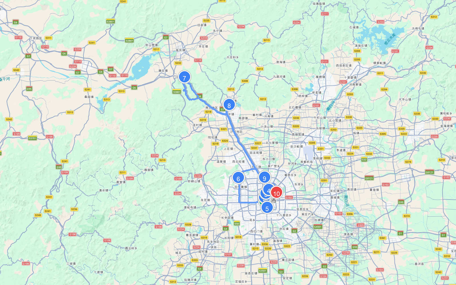 路线地图