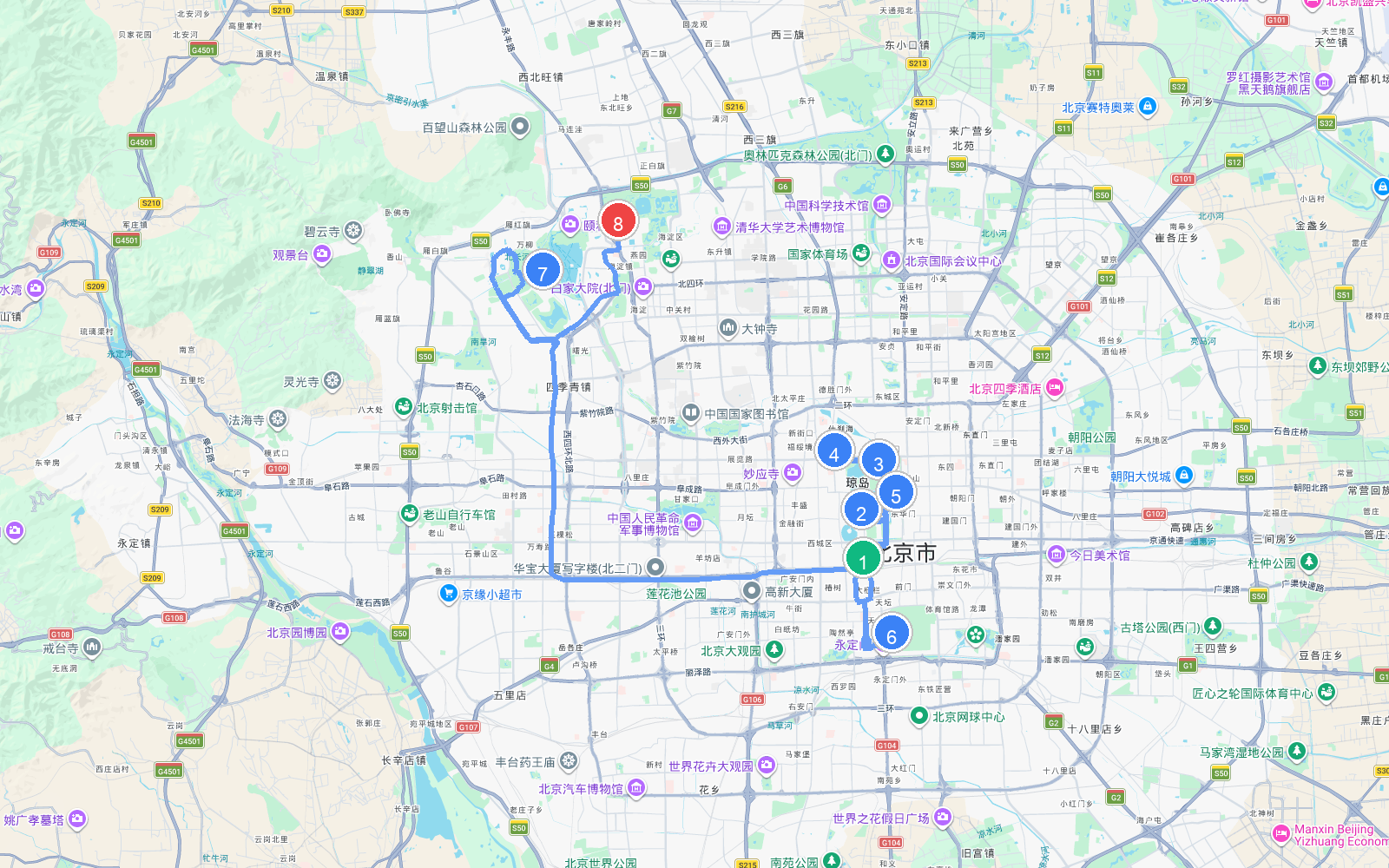 路线地图