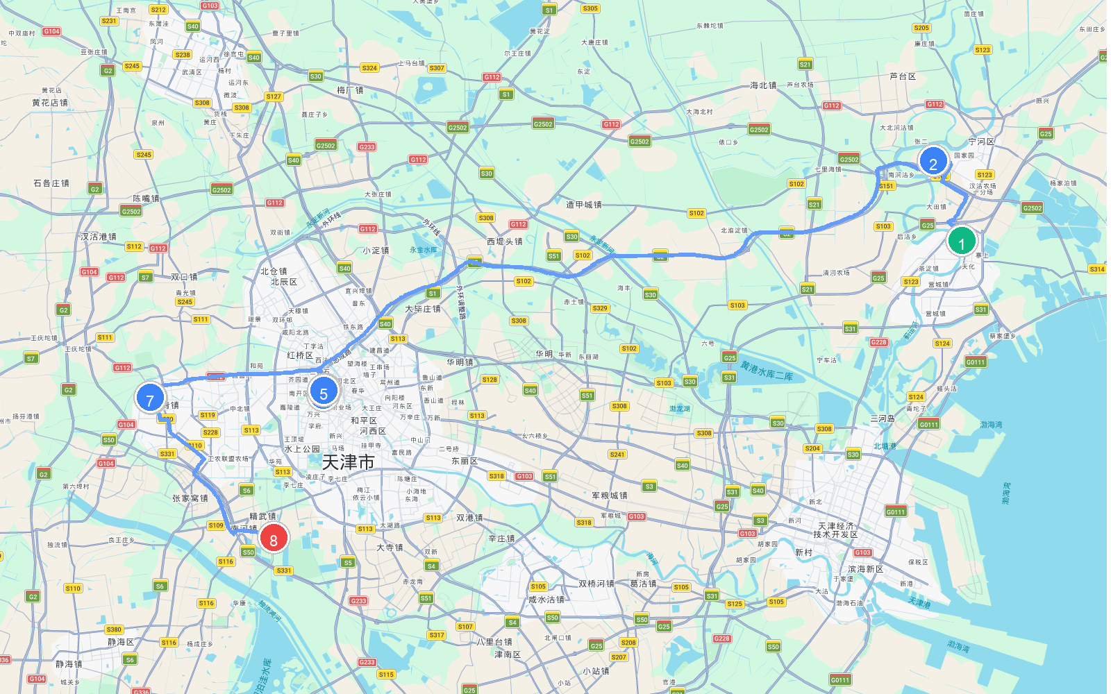 路线地图