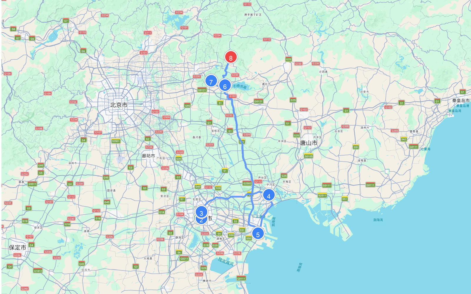 路线地图