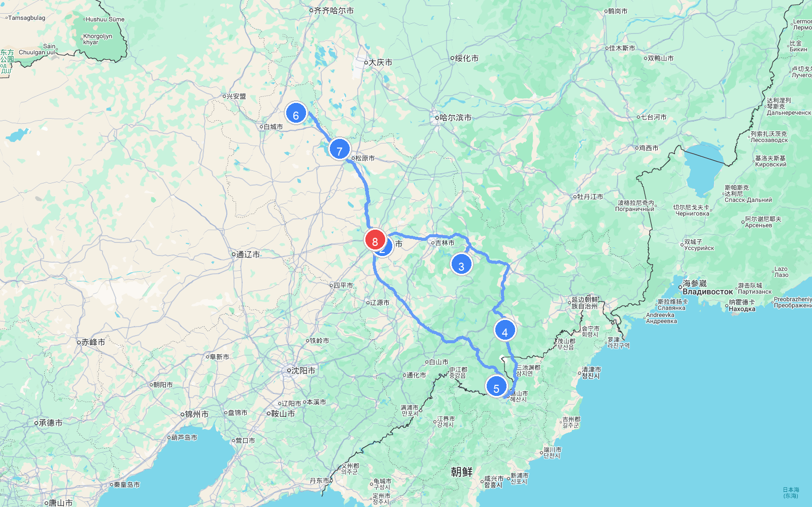 路线地图