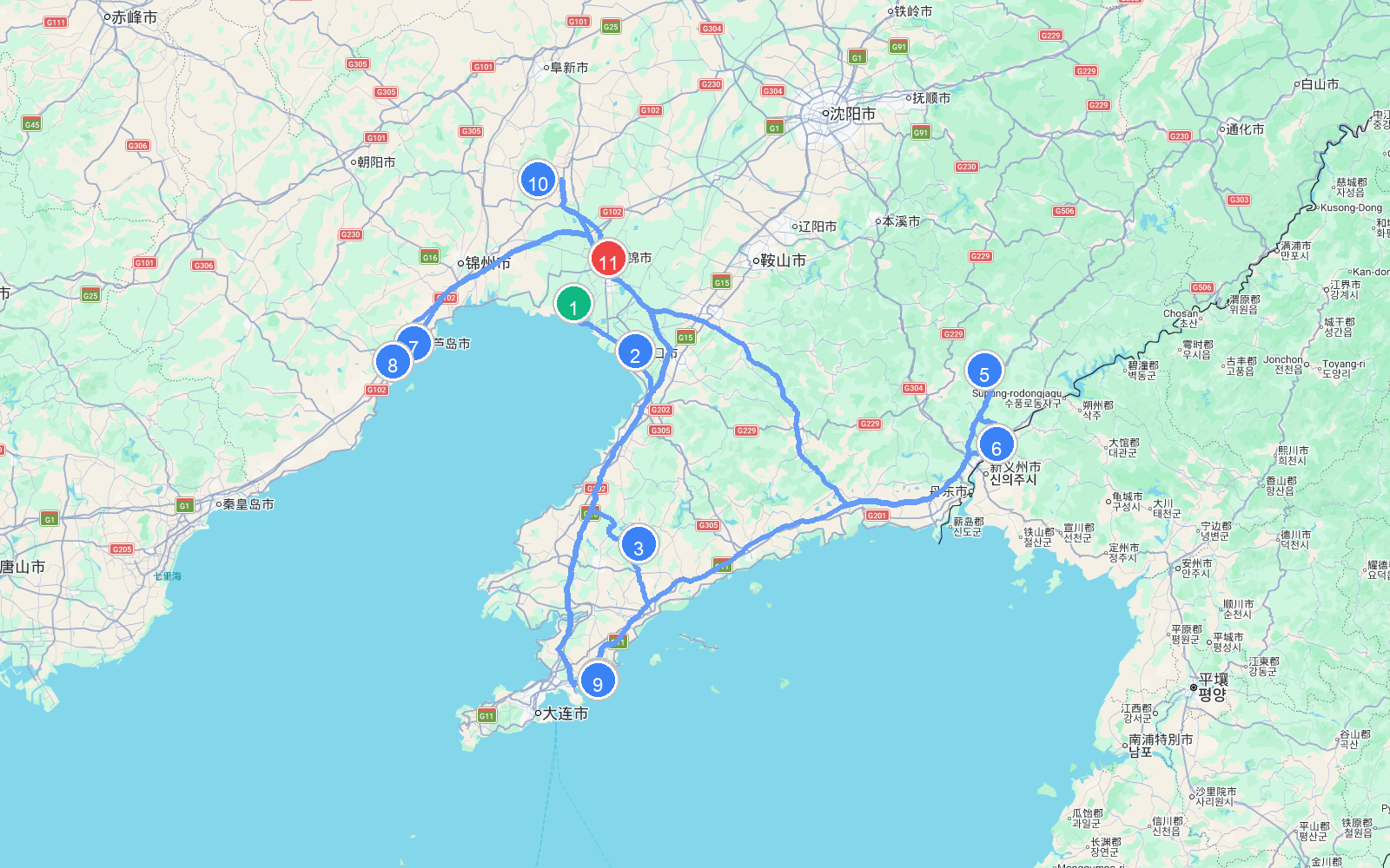 路线地图