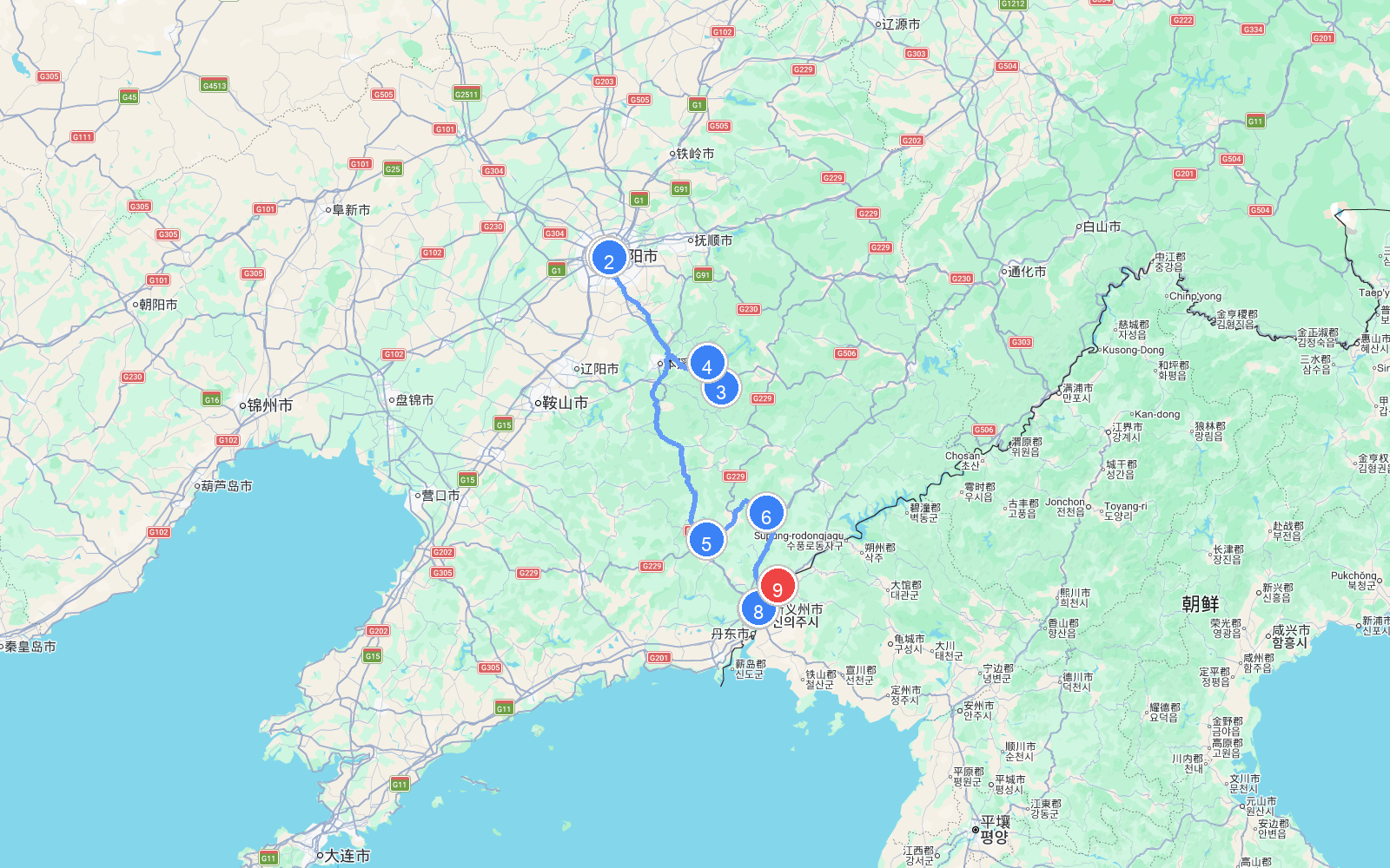 路线地图