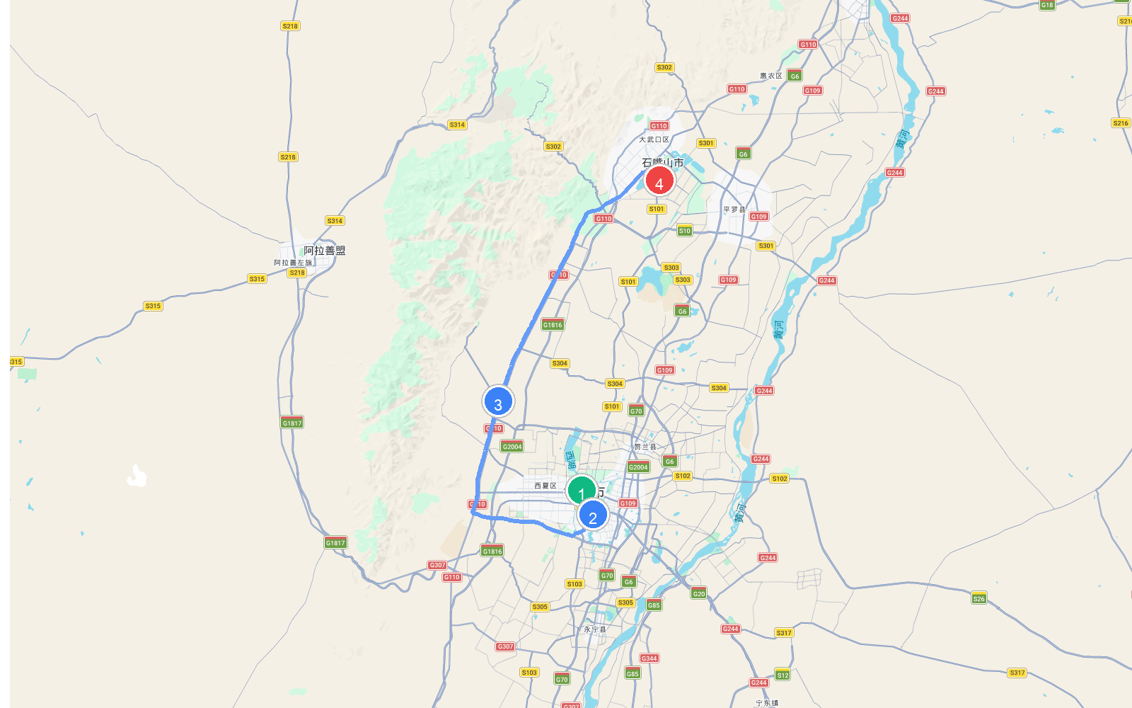 路线地图