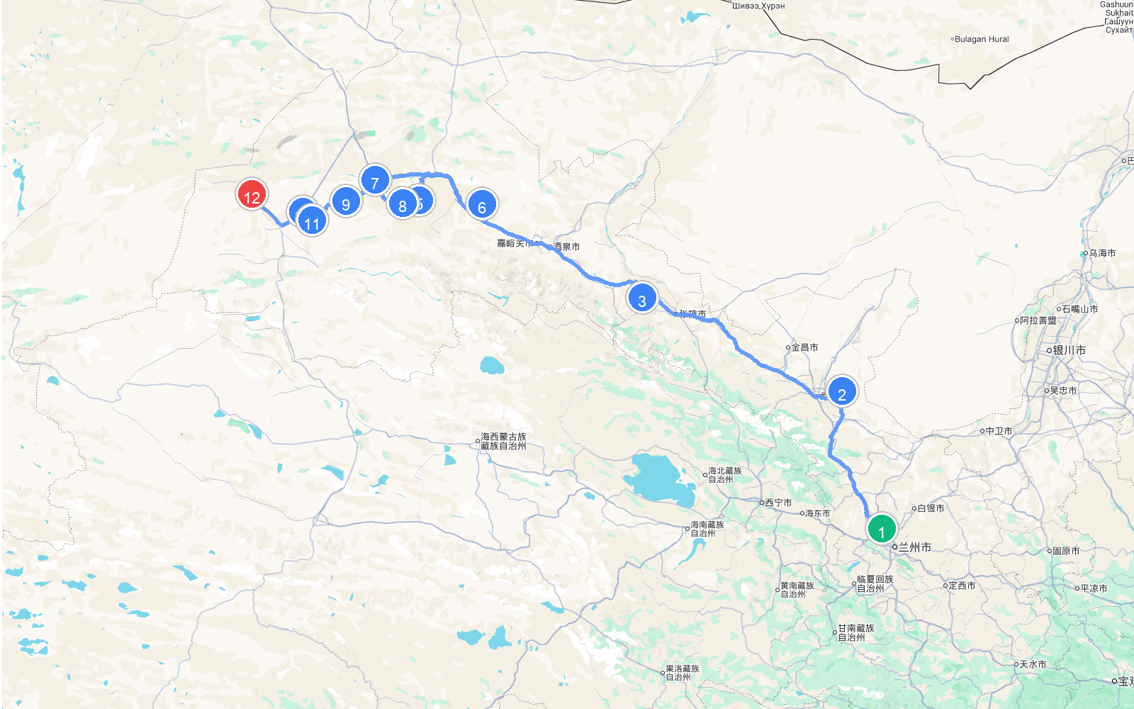 路线地图