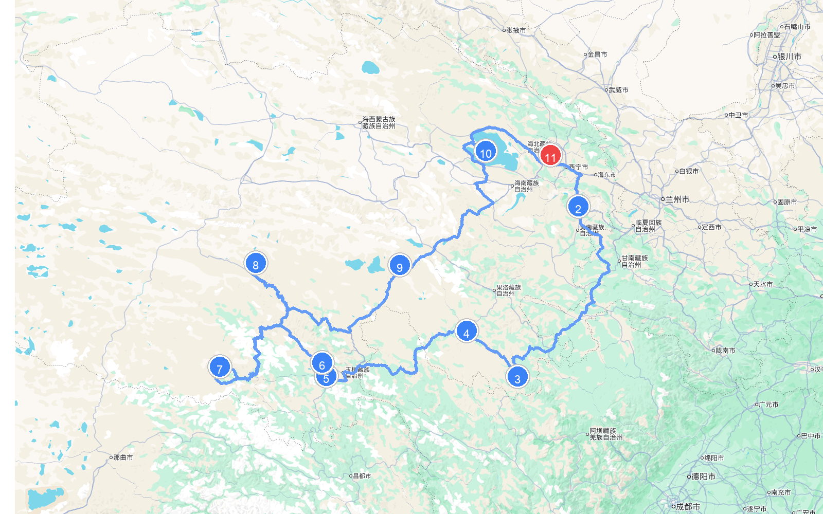 路线地图