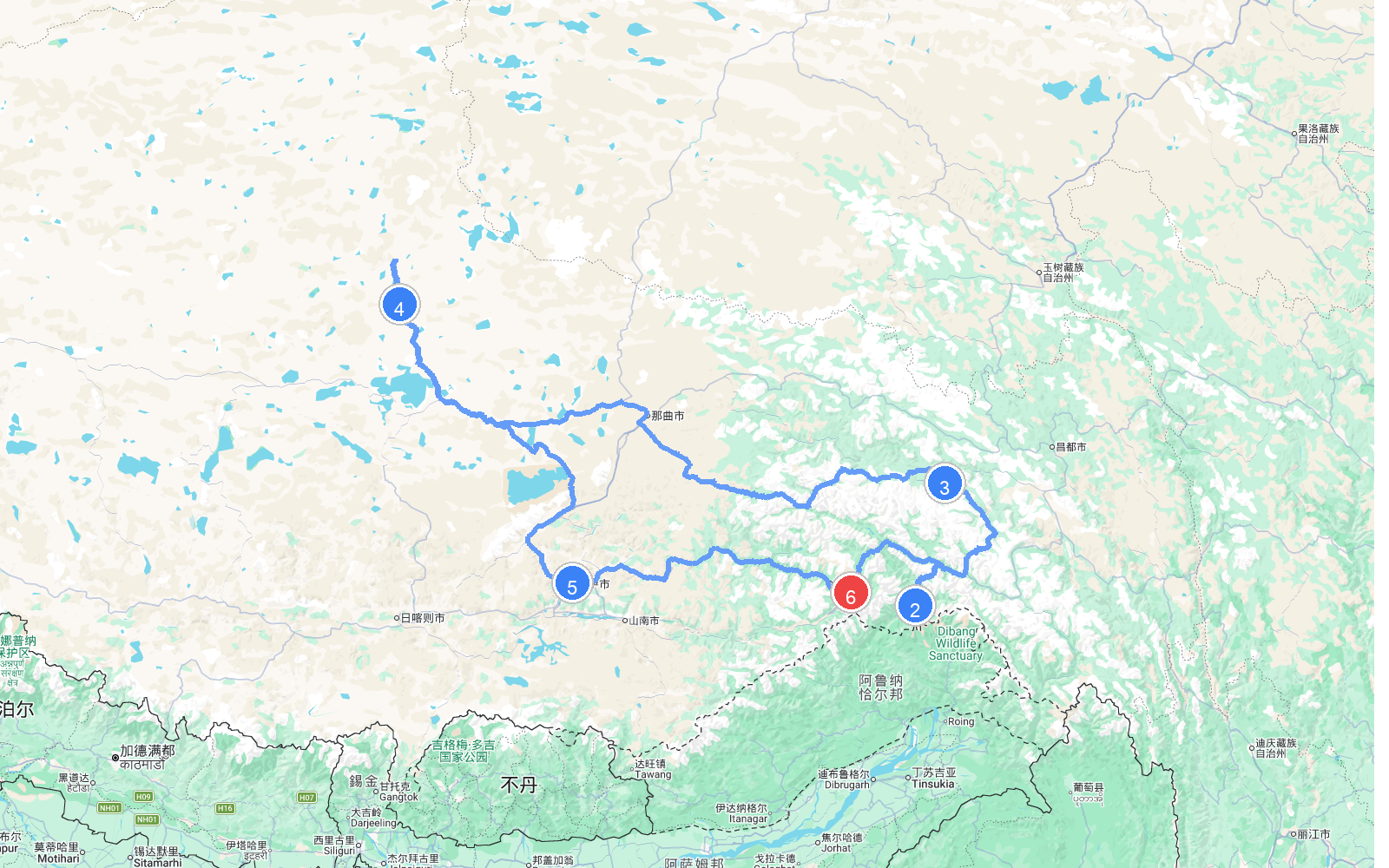 路线地图