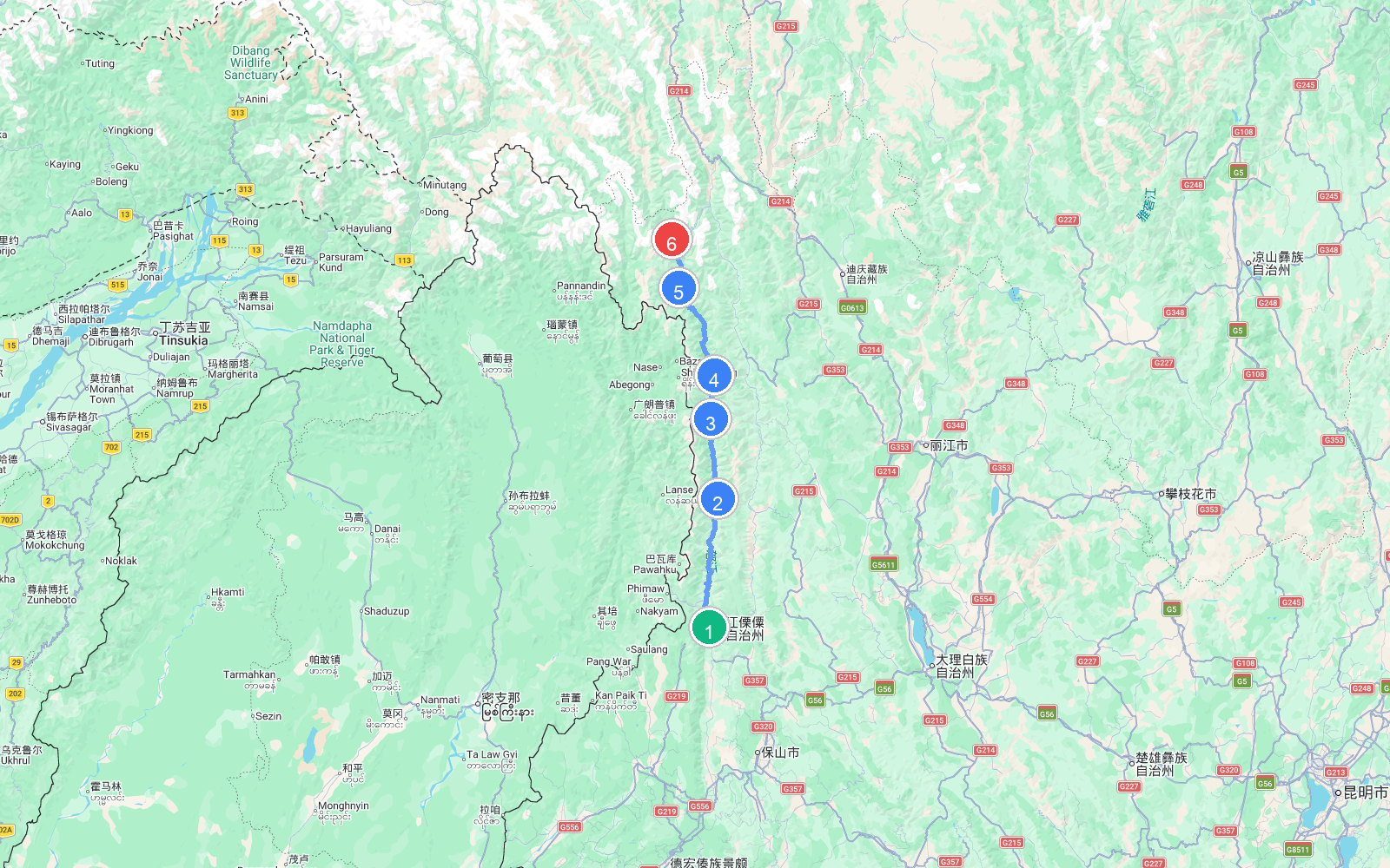 路线地图