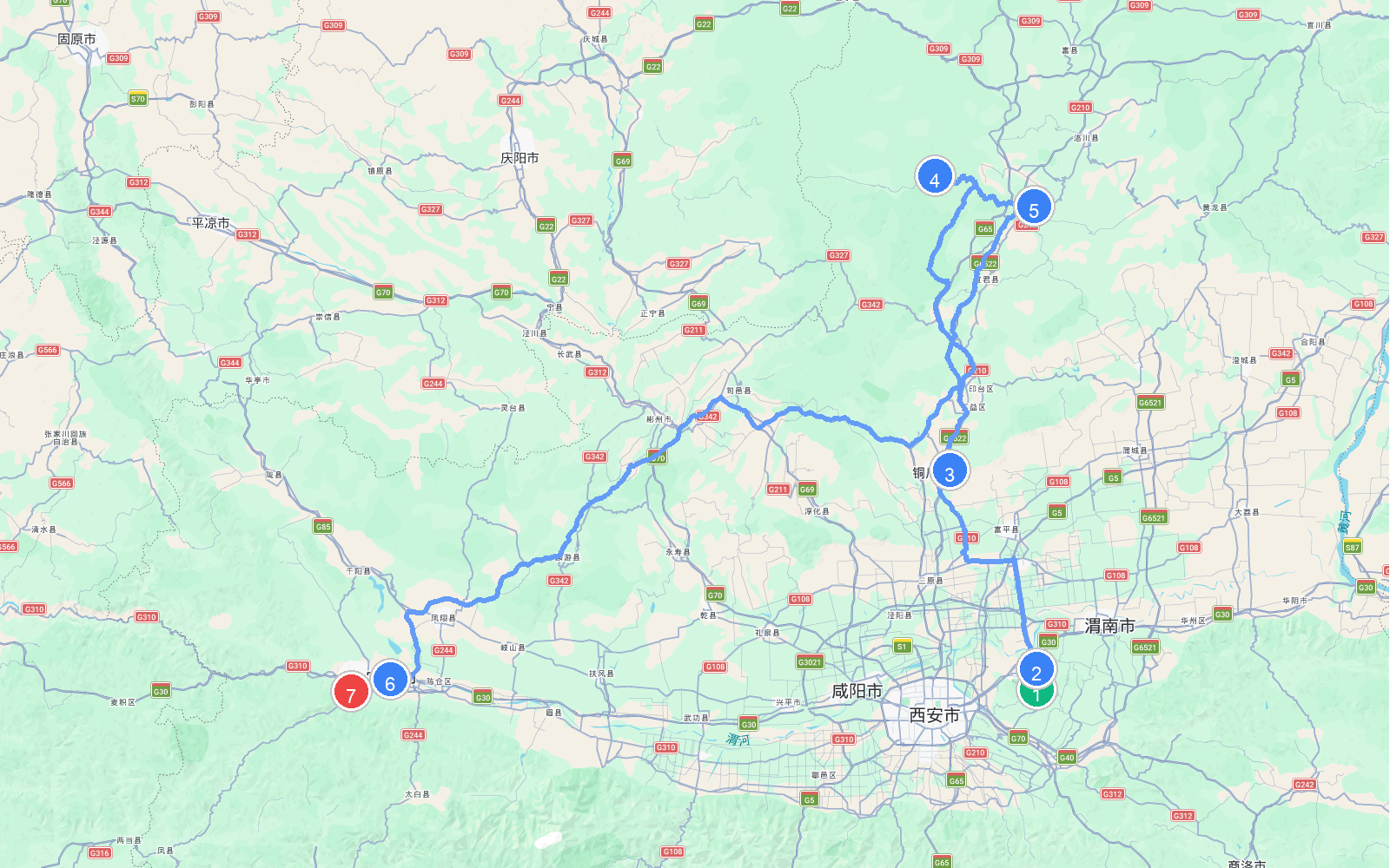 路线地图