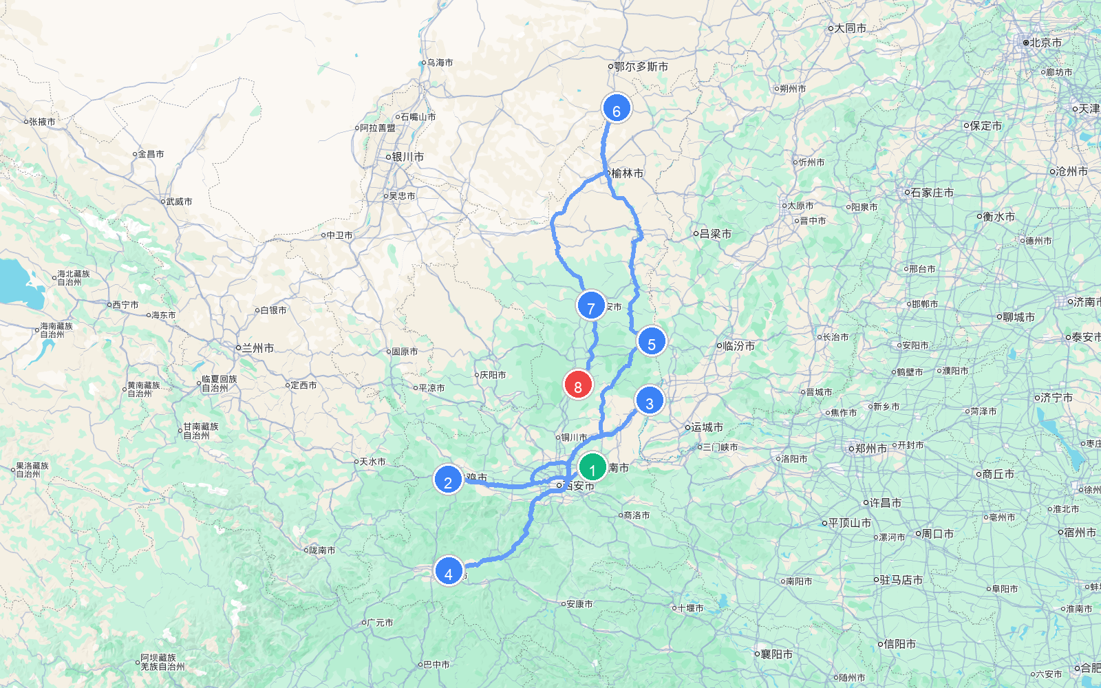 路线地图