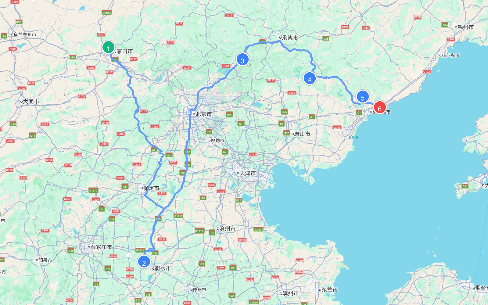 路线地图