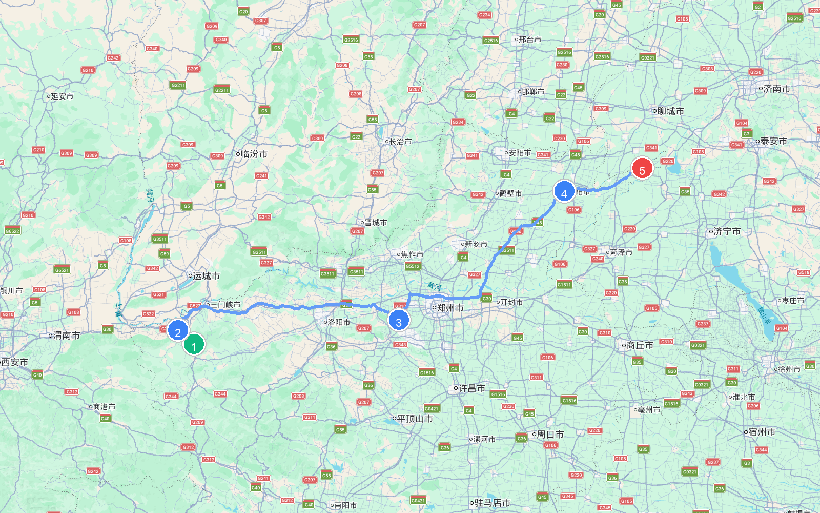 路线地图