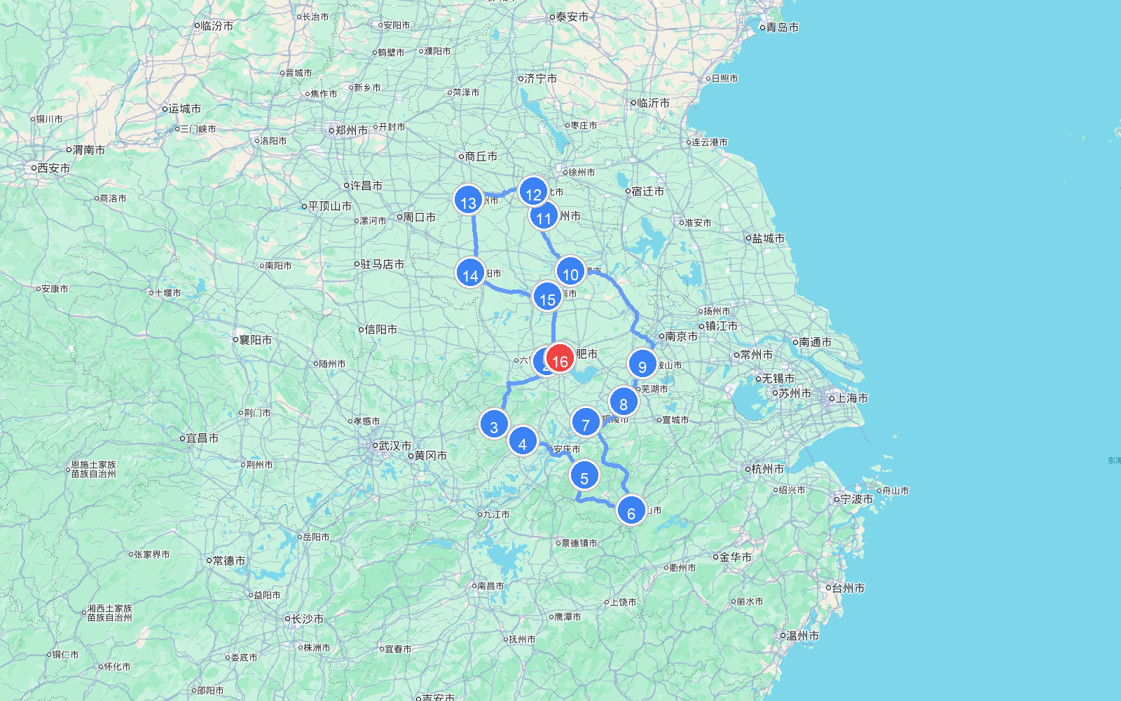 路线地图