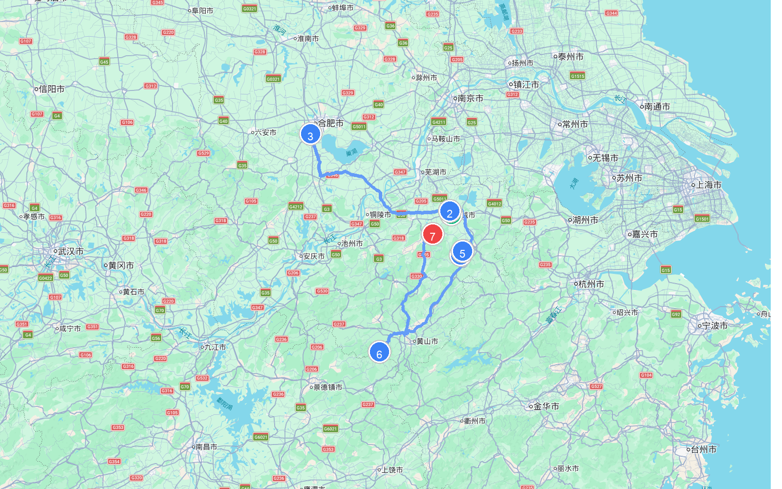 路线地图