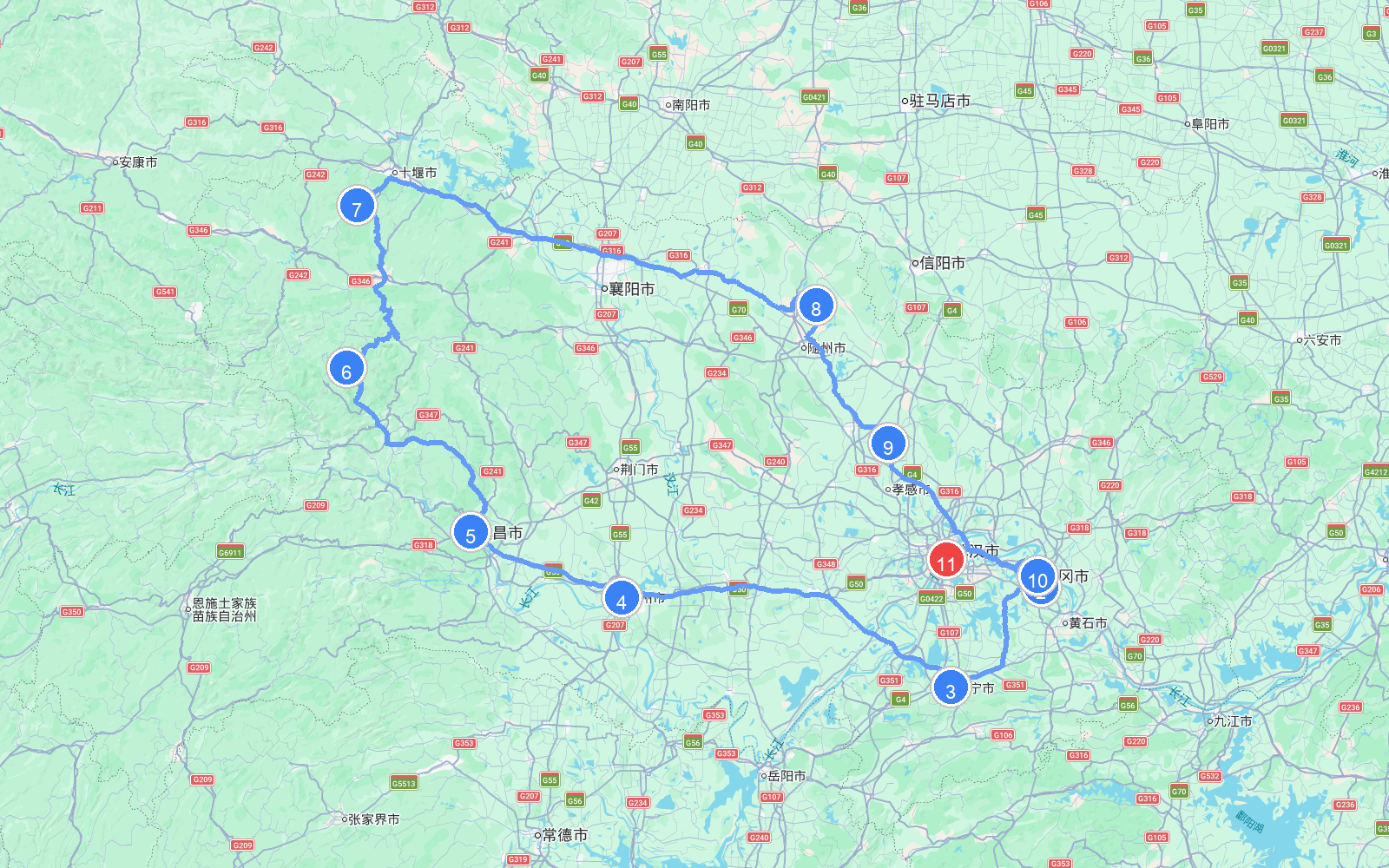 路线地图