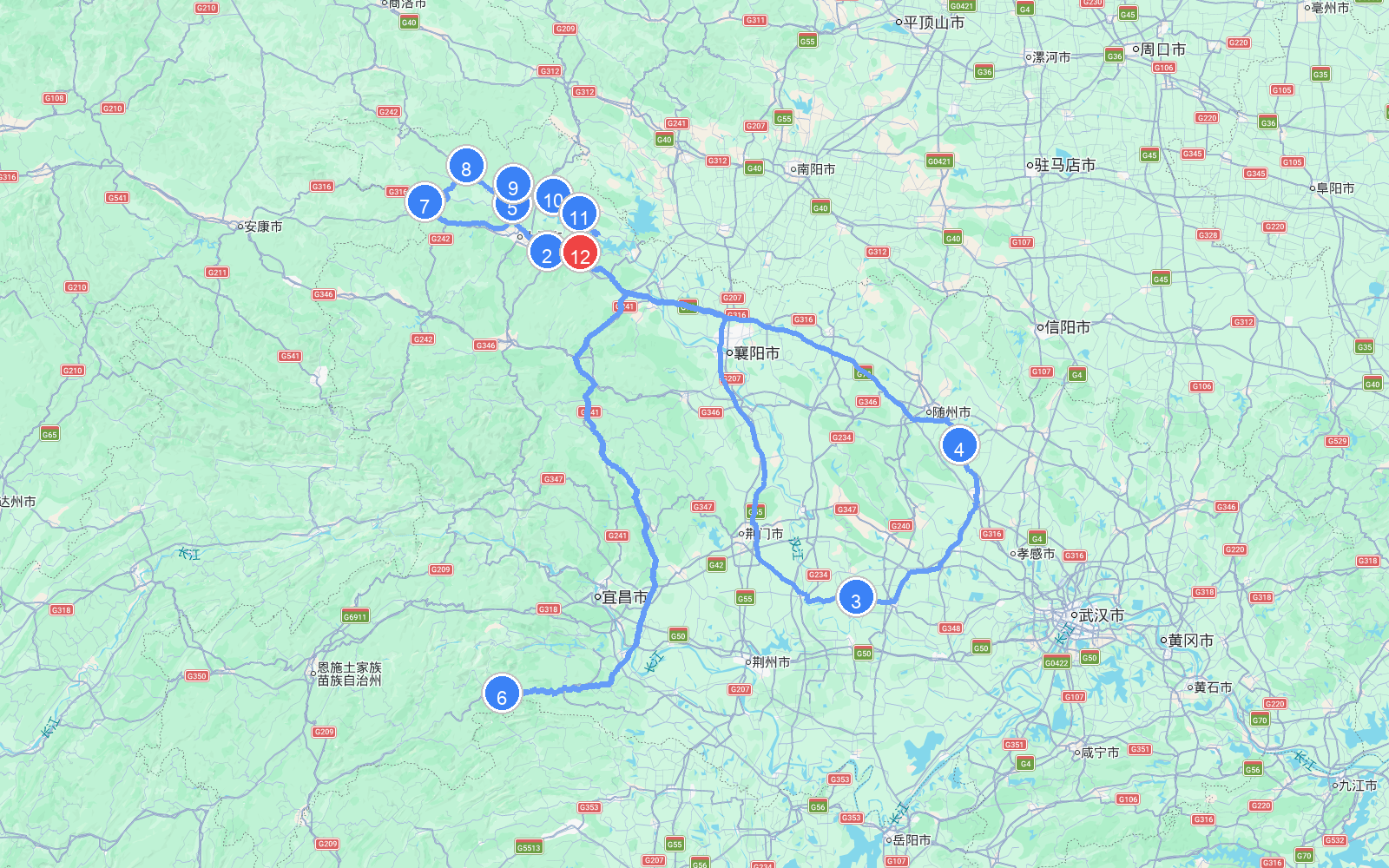 路线地图