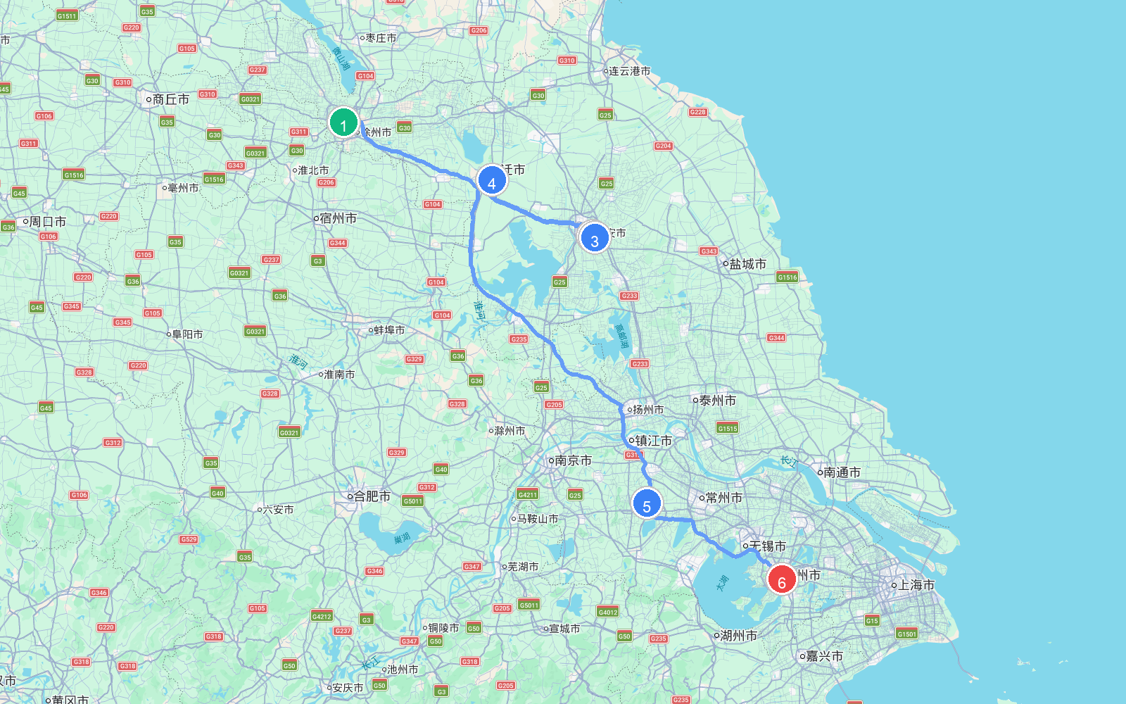 路线地图