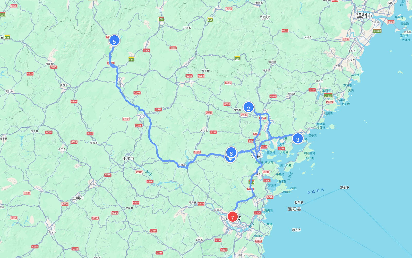 路线地图