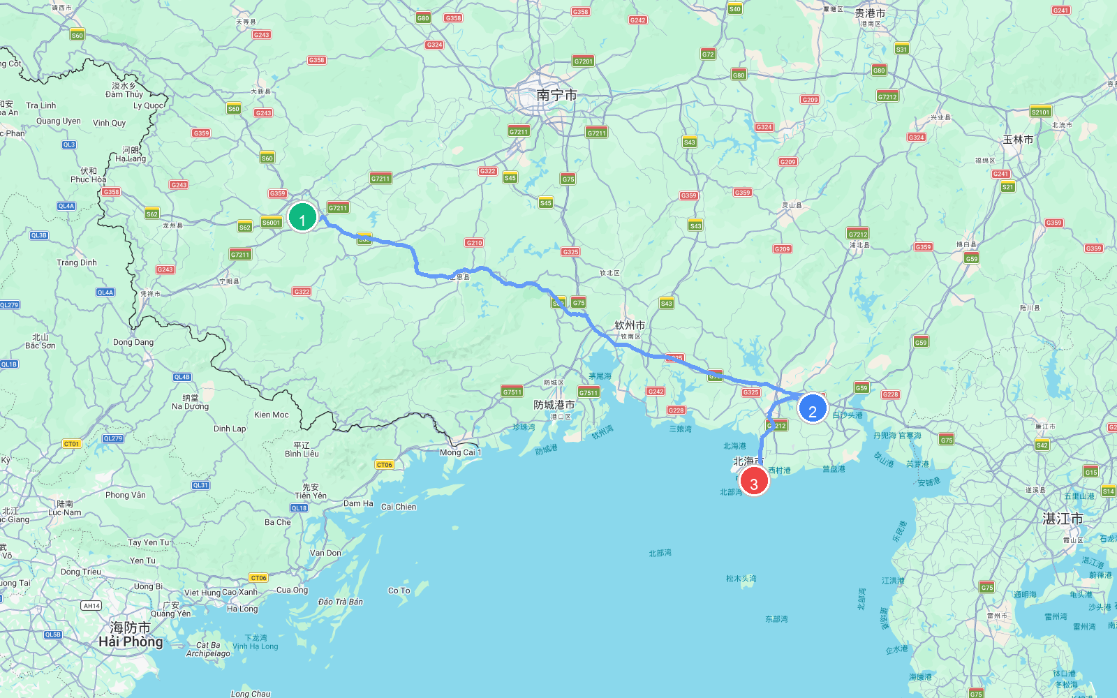 路线地图