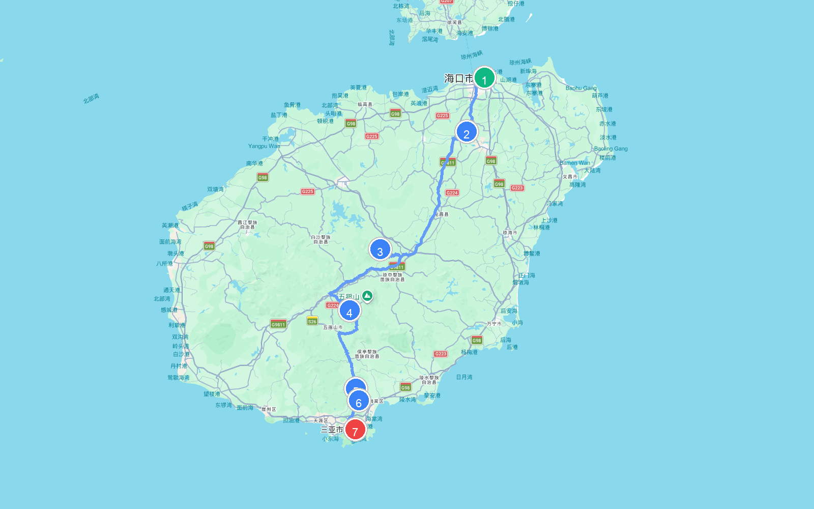 路线地图