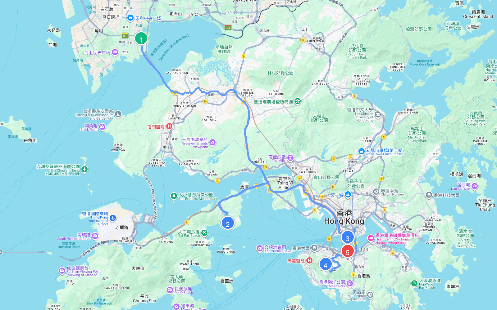 路线地图