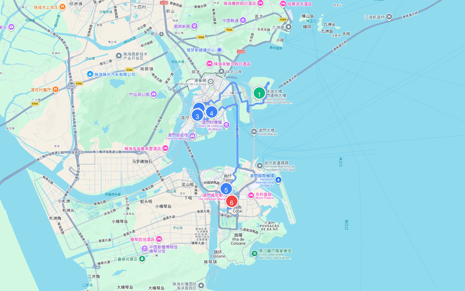 路线地图